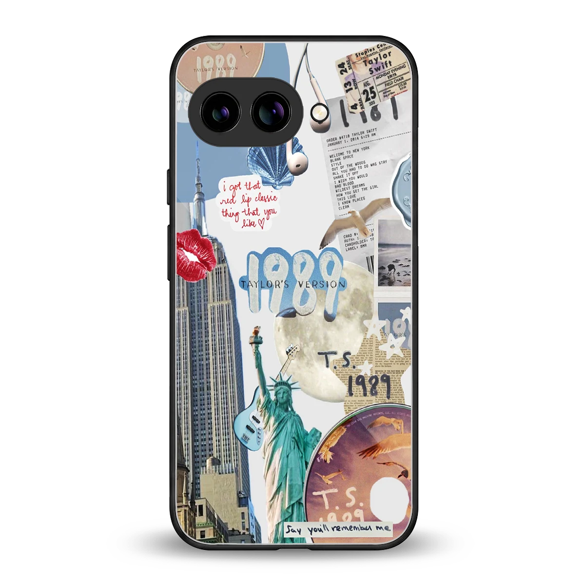 1989 Swift Era back phone cover | glass case for google pixel 9a