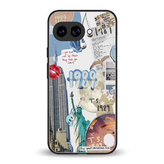 1989 Swift Era back phone cover | glass case for google pixel 10a