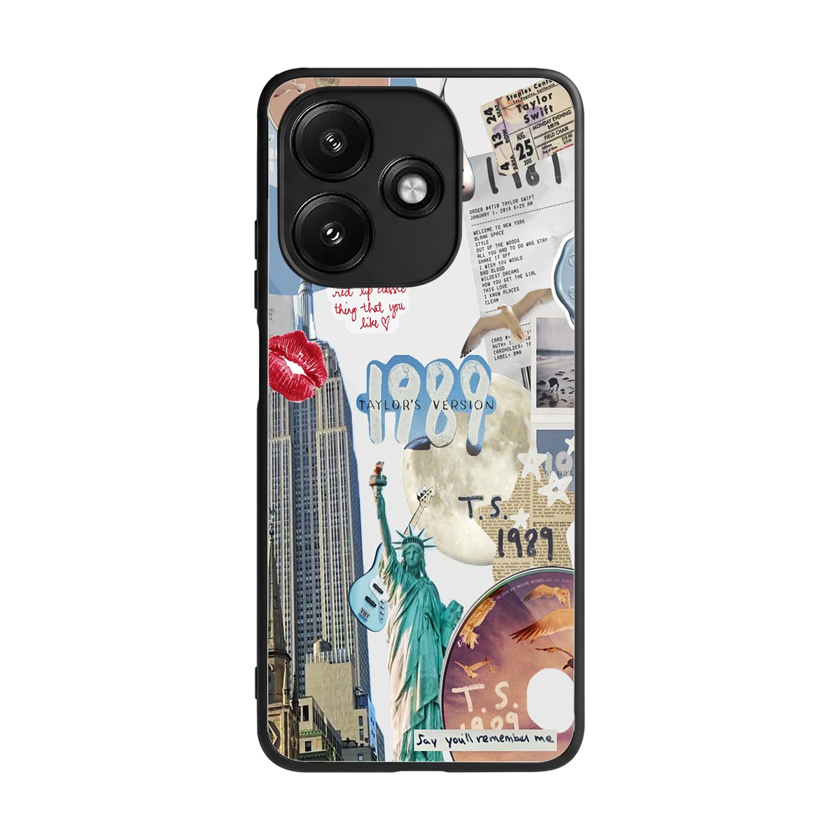 1989 Swift Era back phone cover | glass case for redmi 12 5g
