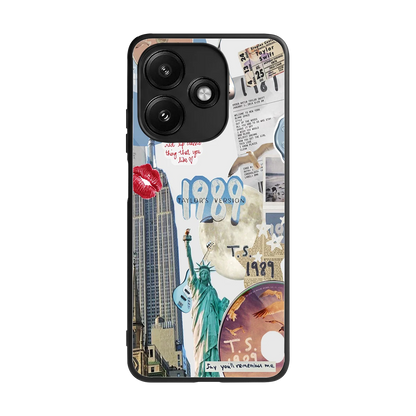 1989 Swift Era back phone cover | glass case for redmi 12 5g