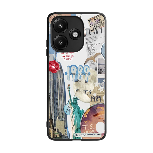 1989 Swift Era back phone cover | glass case for redmi 12 5g