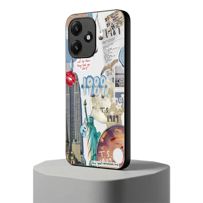 1989 Swift Era redmi 12 5g mobile cover | shockproof glass phone case