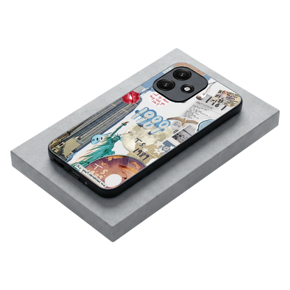 1989 Swift Era stylish phone case for redmi 12 5g | glossy glass and slim fit