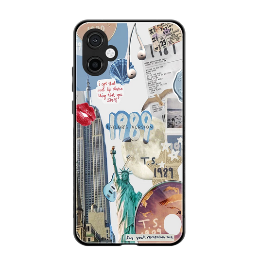 1989 Swift Era back phone cover | glass case for samsung galaxy a06 5g