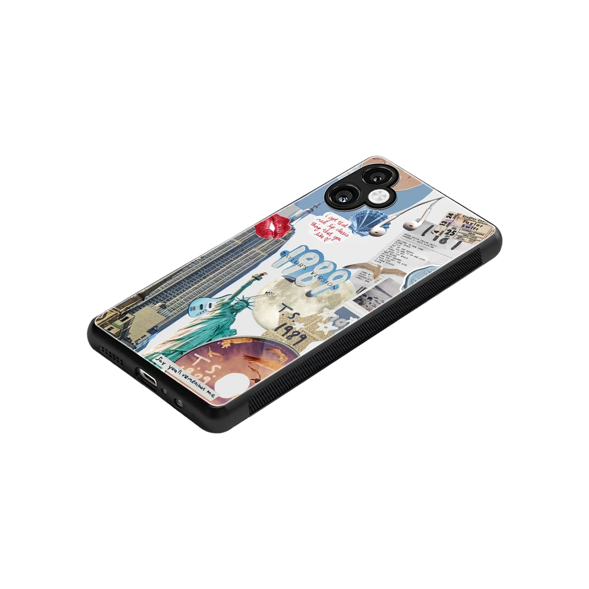 1989 Swift Era stylish phone case for samsung galaxy a06 5g | glossy glass and slim fit