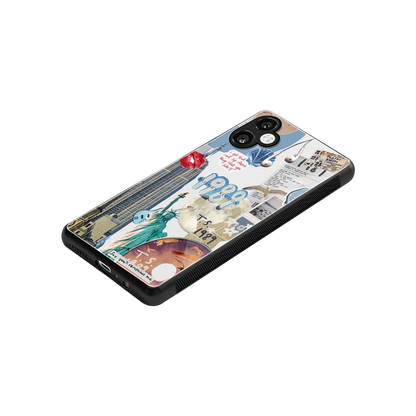 1989 Swift Era stylish phone case for samsung galaxy a06 5g | glossy glass and slim fit