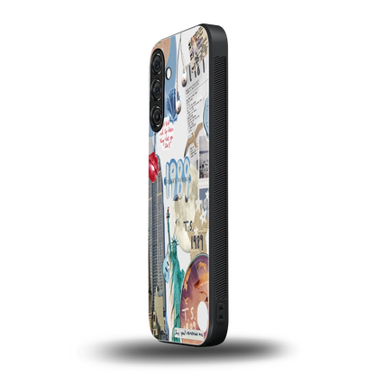 1989 Swift Era samsung galaxy m17 5g mobile cover | shockproof glass phone case