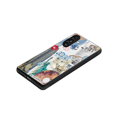 1989 Swift Era stylish phone case for samsung galaxy m17 5g | glossy glass and slim fit