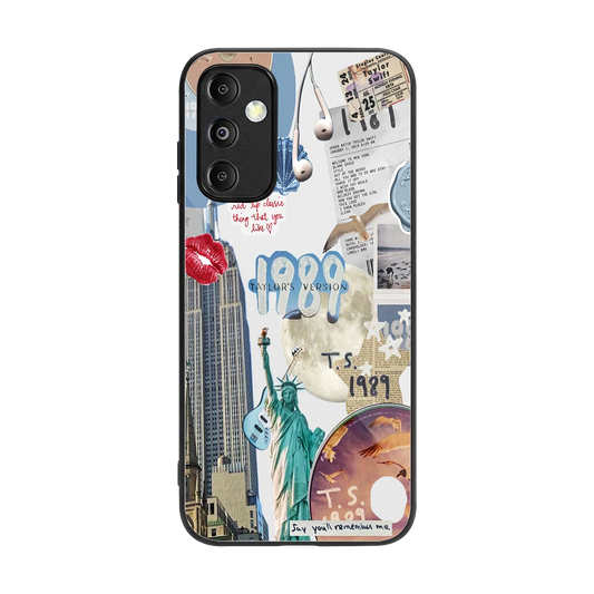 1989 Swift Era back phone cover | glass case for samsung galaxy m14 5g