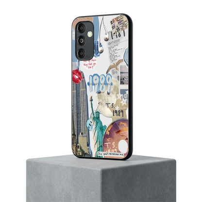 1989 Swift Era samsung galaxy m14 5g mobile cover | shockproof glass phone case