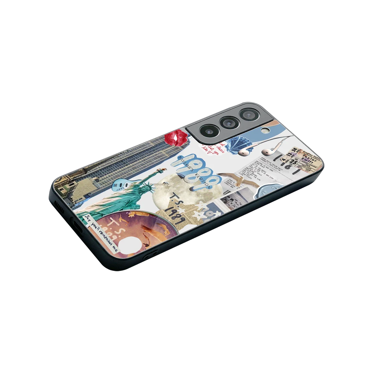1989 Swift Era stylish phone case for samsung galaxy s22 | glossy glass and slim fit