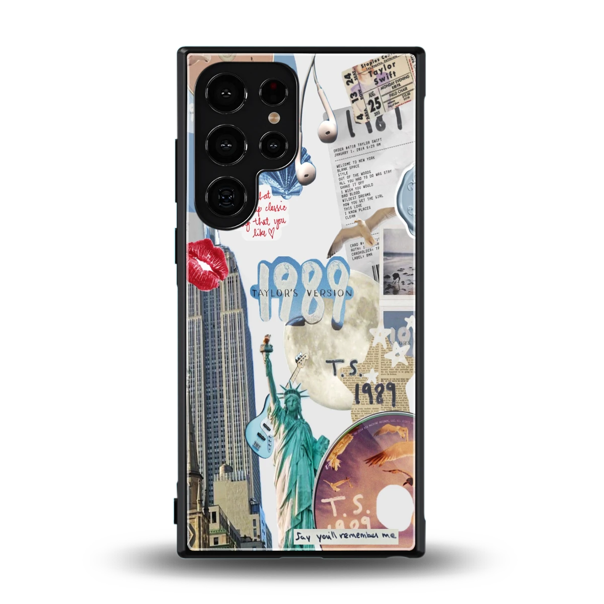 1989 Swift Era back phone cover | glass case for samsung galaxy s23 ultra