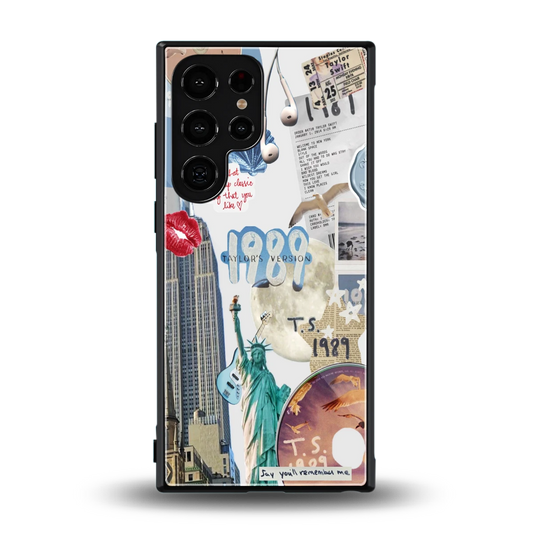 1989 Swift Era back phone cover | glass case for samsung galaxy s24 ultra
