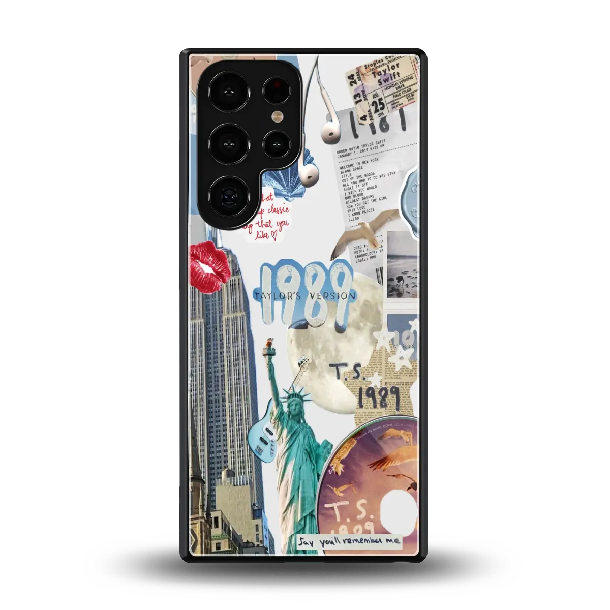 1989 Swift Era back phone cover | glass case for samsung galaxy s25 ultra