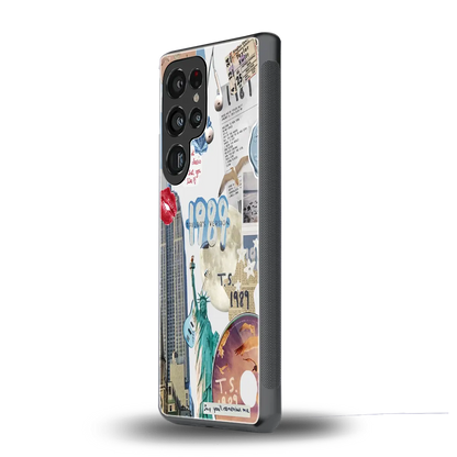 1989 Swift Era samsung galaxy s25 ultra mobile cover | shockproof glass phone case