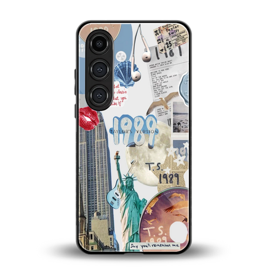 1989 Swift Era back phone cover | glass case for samsung galaxy s25