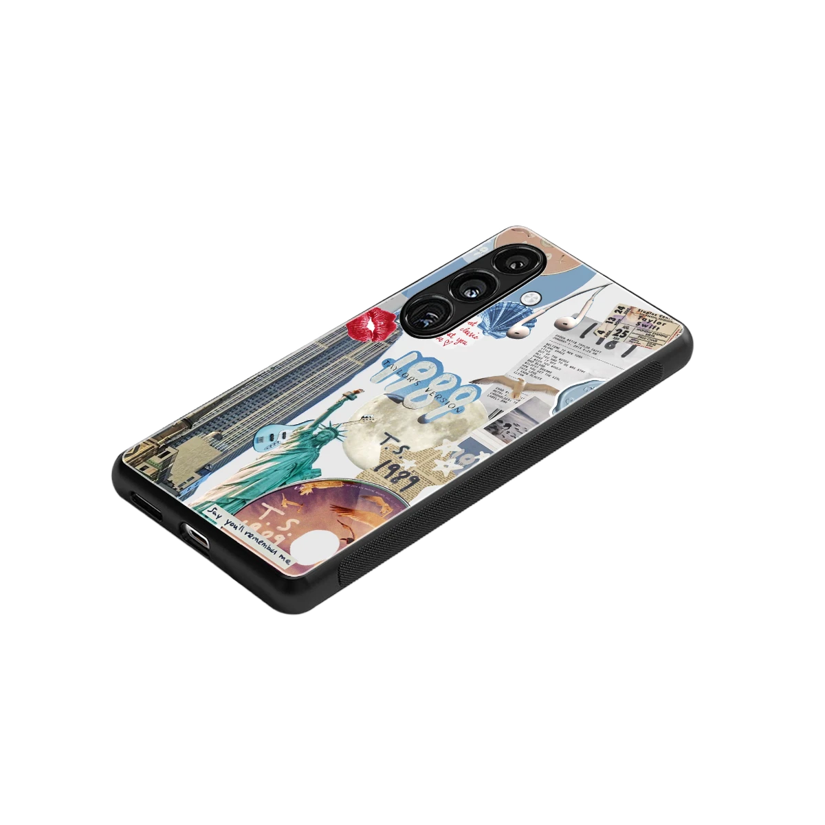 1989 Swift Era stylish phone case for samsung galaxy s25 | glossy glass and slim fit