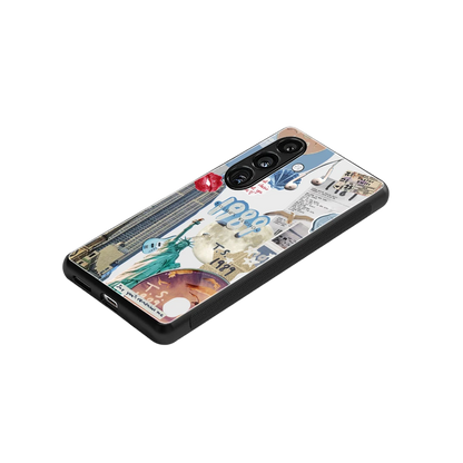 1989 Swift Era stylish phone case for samsung galaxy s23 fe | glossy glass and slim fit