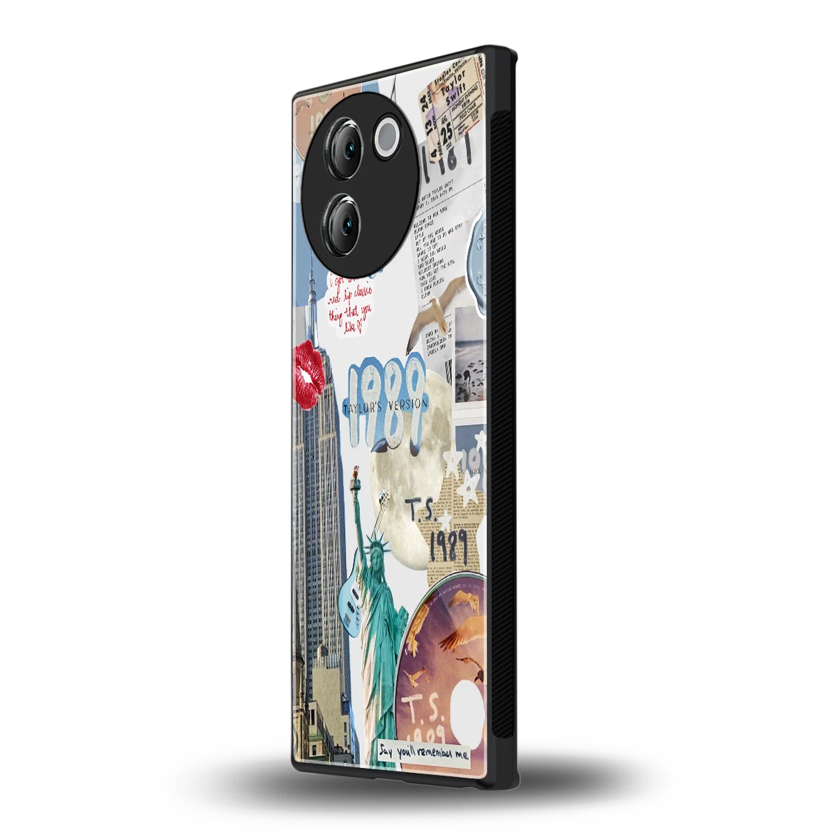 1989 Swift Era vivo v30e mobile cover | shockproof glass phone case