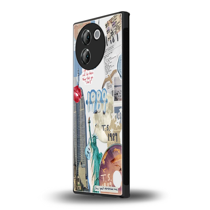 1989 Swift Era vivo v30e mobile cover | shockproof glass phone case