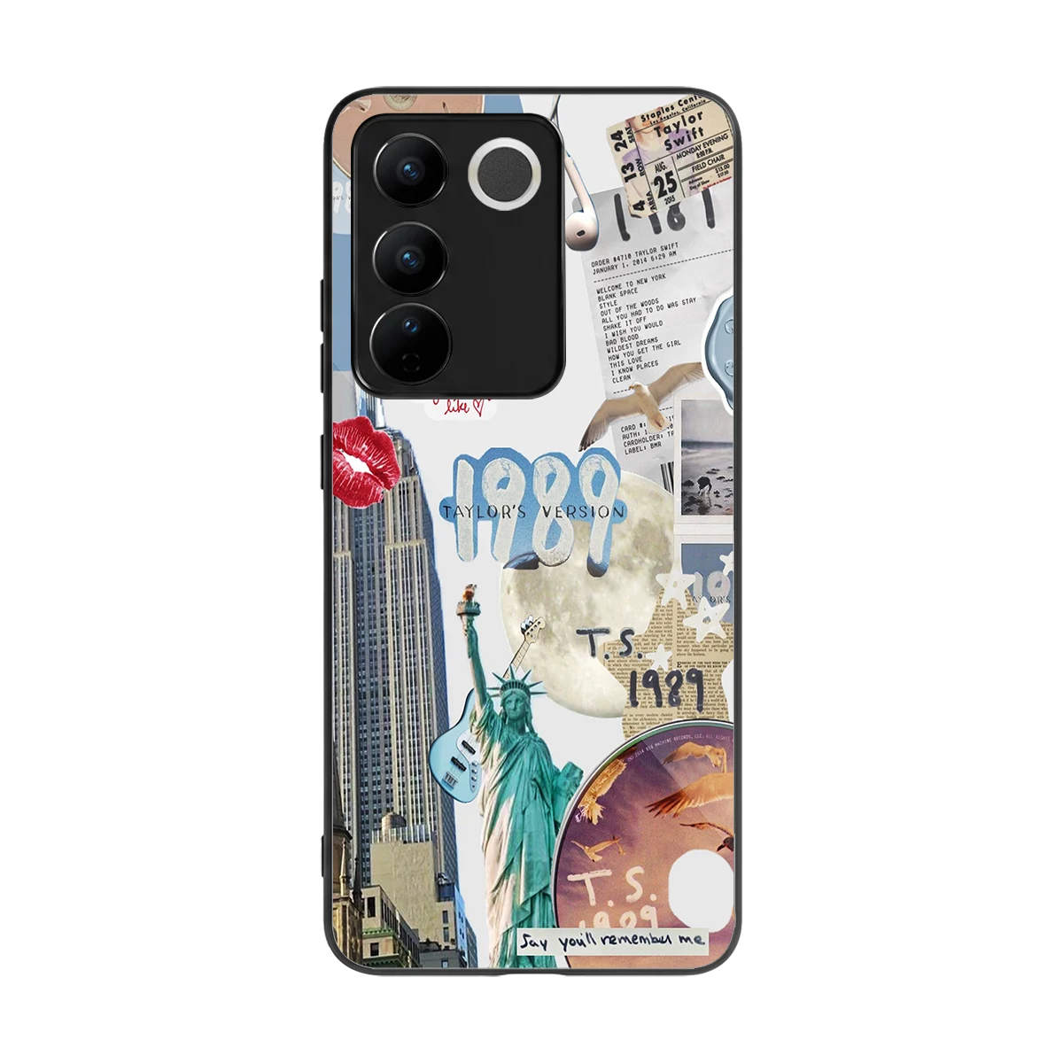 1989 Swift Era back phone cover | glass case for vivo v27 5g