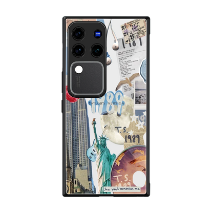1989 Swift Era back phone cover | glass case forvivo v30 pro