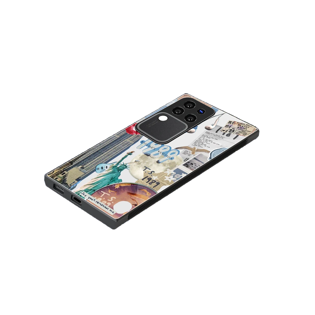 1989 Swift Era stylish phone case forvivo v30 pro | glossy glass and slim fit