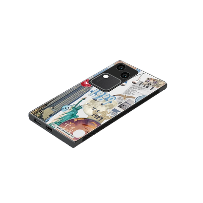 1989 Swift Era stylish phone case for vivo v30 | glossy glass and slim fit