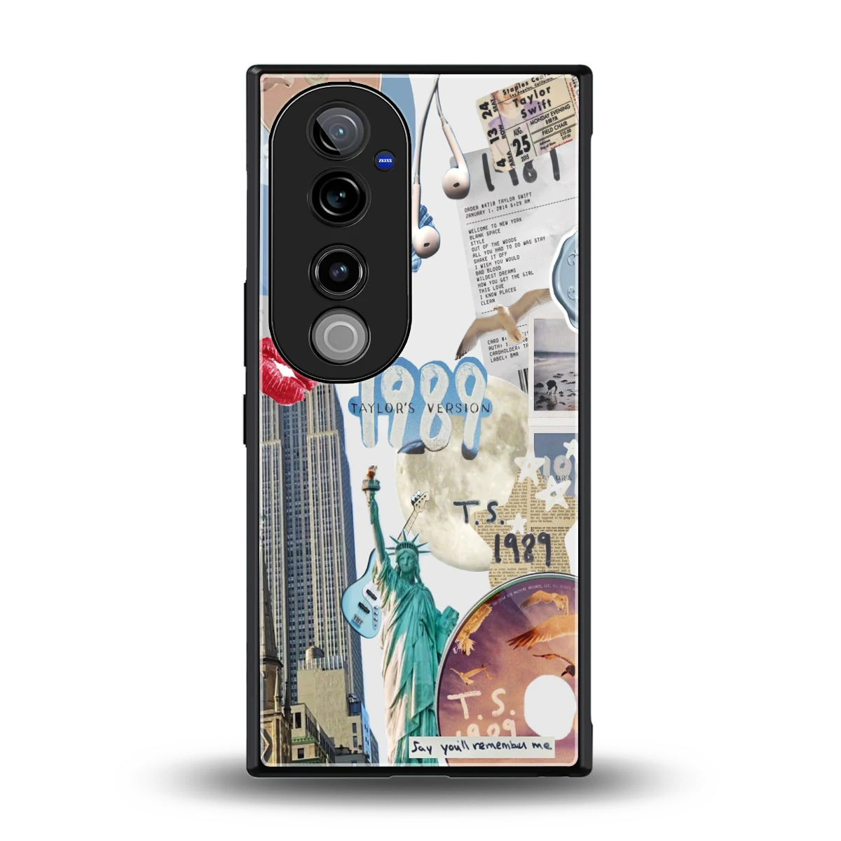 1989 Swift Era back phone cover | glass case for vivo v40 pro