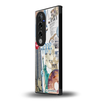 1989 Swift Era vivo v40 pro mobile cover | shockproof glass phone case