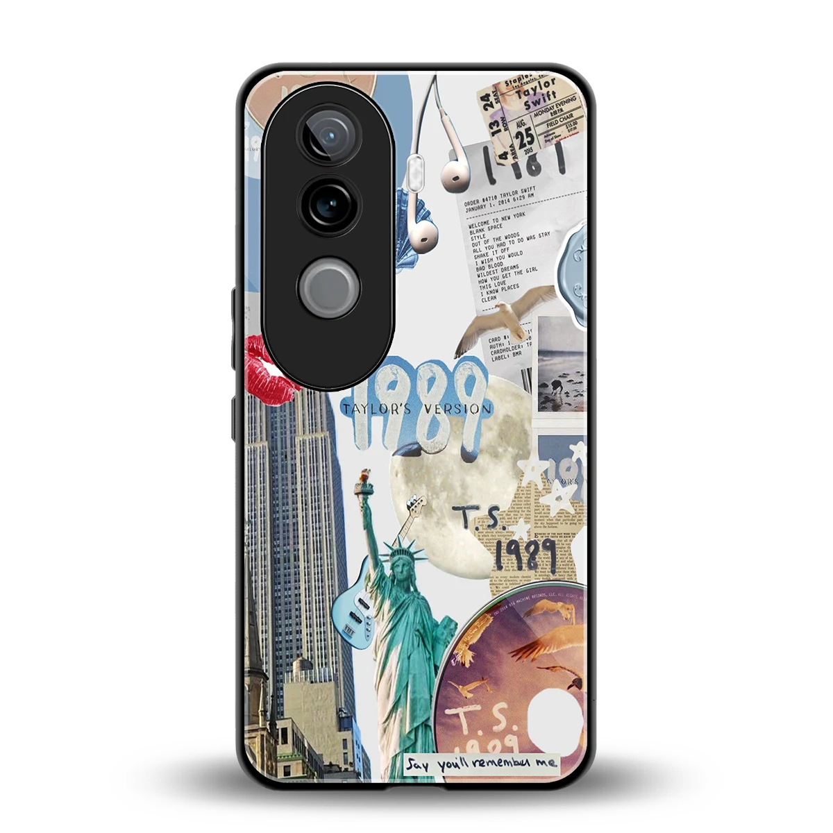 1989 Swift Era back phone cover | glass case for vivo v40e