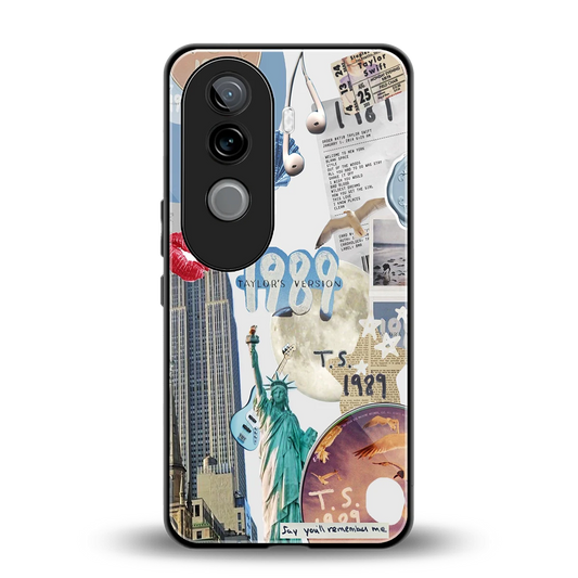 1989 Swift Era back phone cover | glass case for vivo v40e