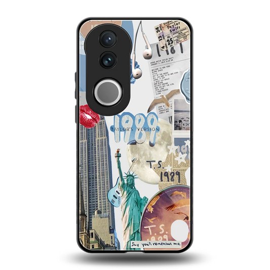 1989 Swift Era back phone cover | glass case for vivo v50