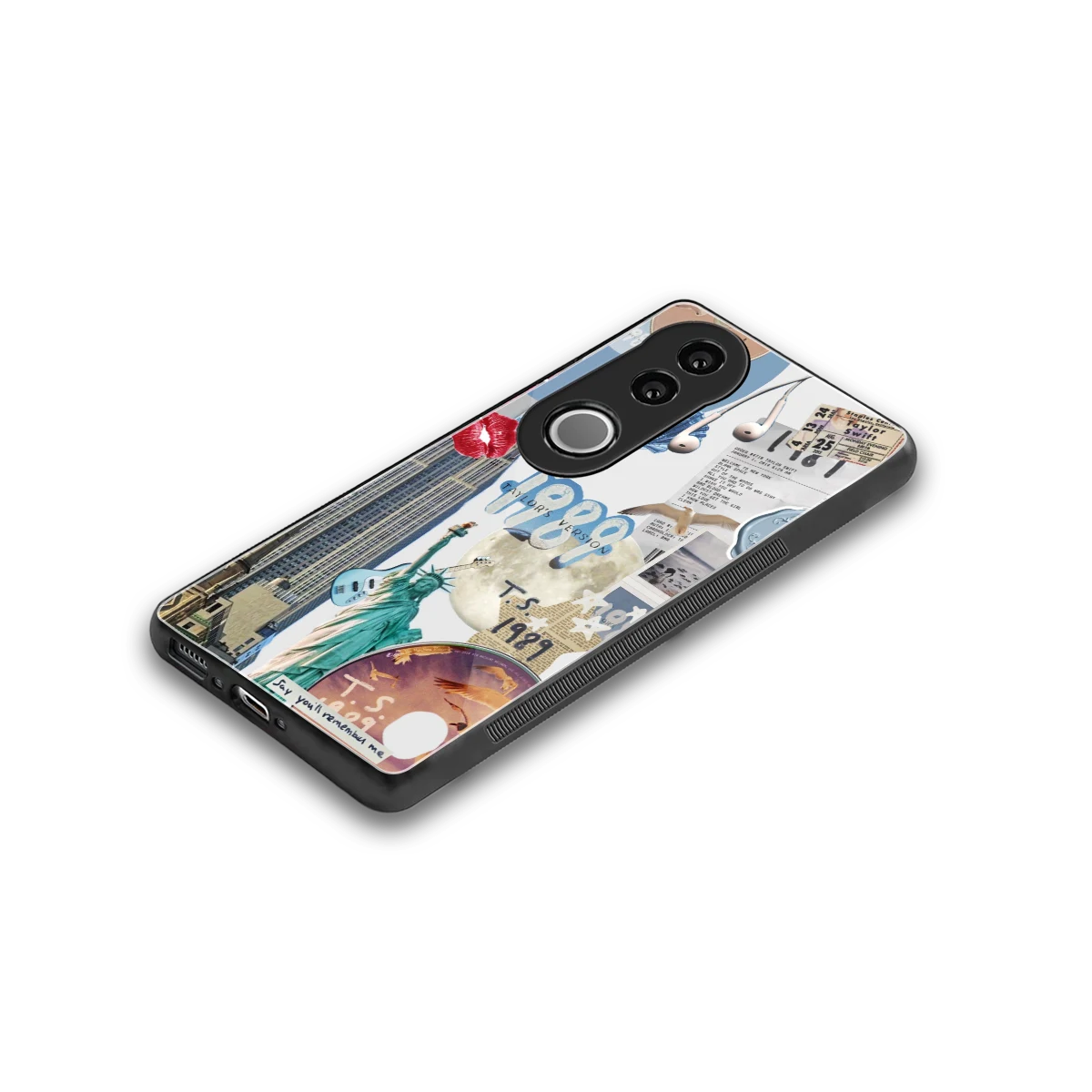 1989 Swift Era stylish phone case for vivo v50 | glossy glass and slim fit