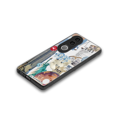 1989 Swift Era stylish phone case for vivo v50 | glossy glass and slim fit