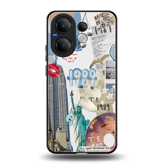 1989 Swift Era back phone cover | glass case for vivo v60