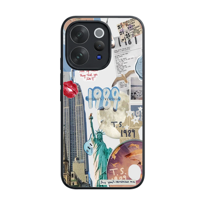 1989 Swift Era back phone cover | glass case for vivo v70