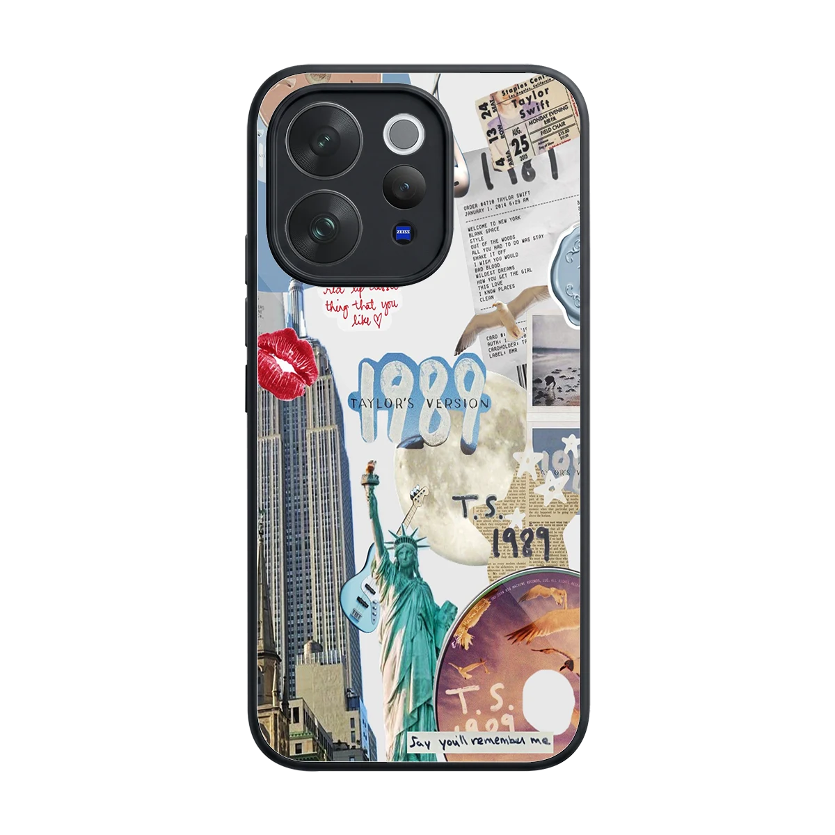 1989 Swift Era back phone cover | glass case for vivo v70 elite