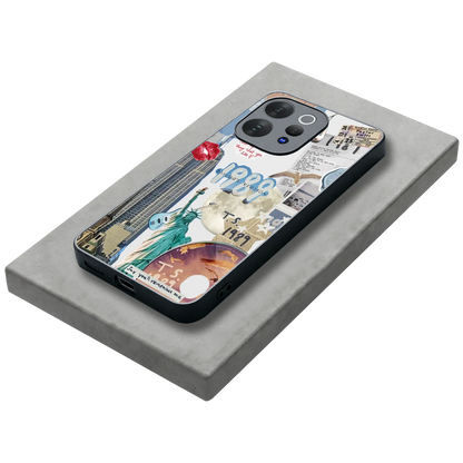 1989 Swift Era stylish phone case for vivo v70 elite | glossy glass and slim fit
