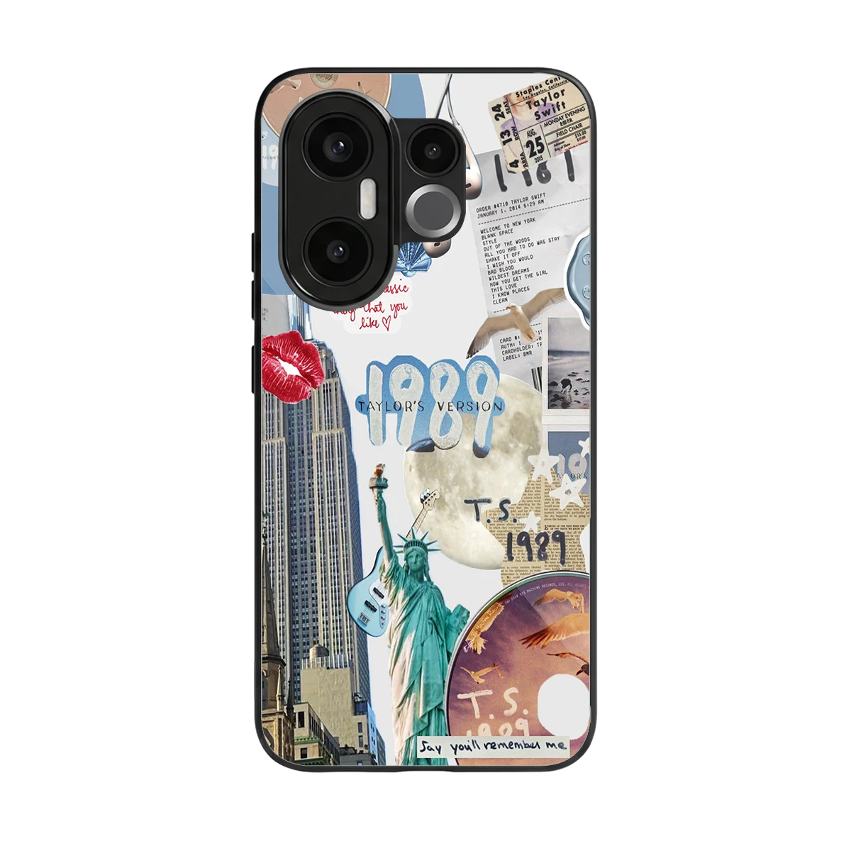 1989 Swift Era back phone cover | glass case for vivo x200 fe
