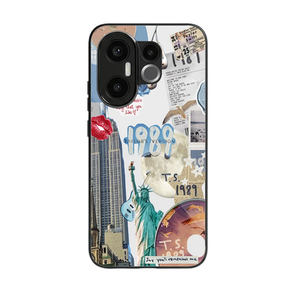 1989 Swift Era back phone cover | glass case for vivo x200 fe