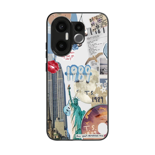 1989 Swift Era back phone cover | glass case for vivo x200 fe