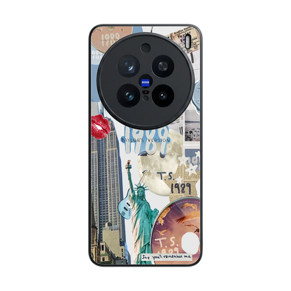 1989 Swift Era back phone cover | glass case for vivo x200 pro