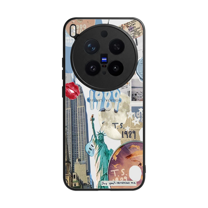 1989 Swift Era back phone cover | glass case for vivo x300 pro