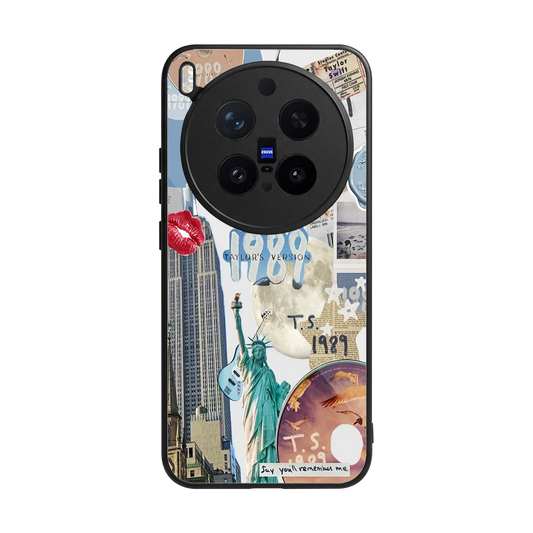 1989 Swift Era back phone cover | glass case for vivo x300 pro