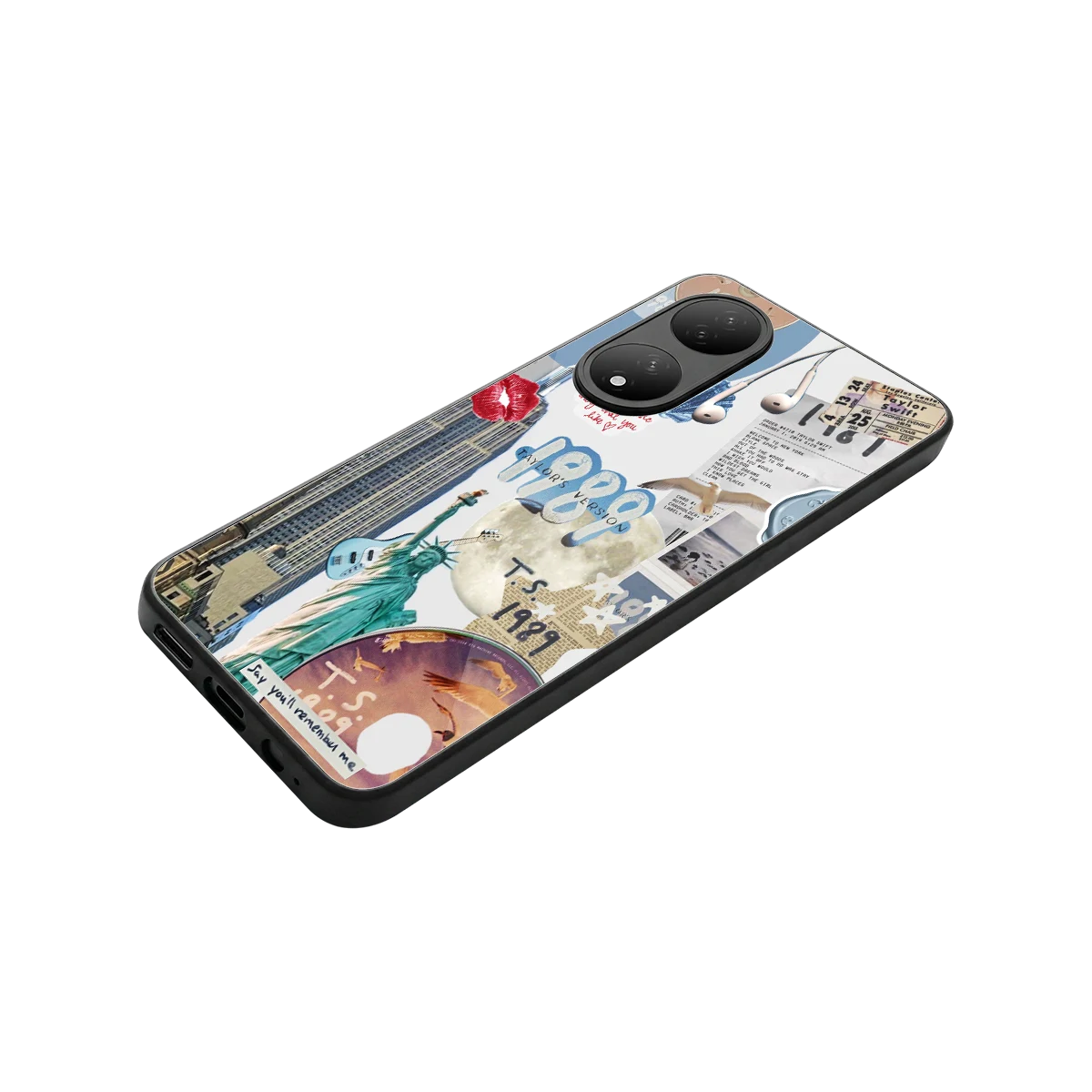 1989 Swift Era stylish phone case for Vivo-y100 | glossy glass and slim fit