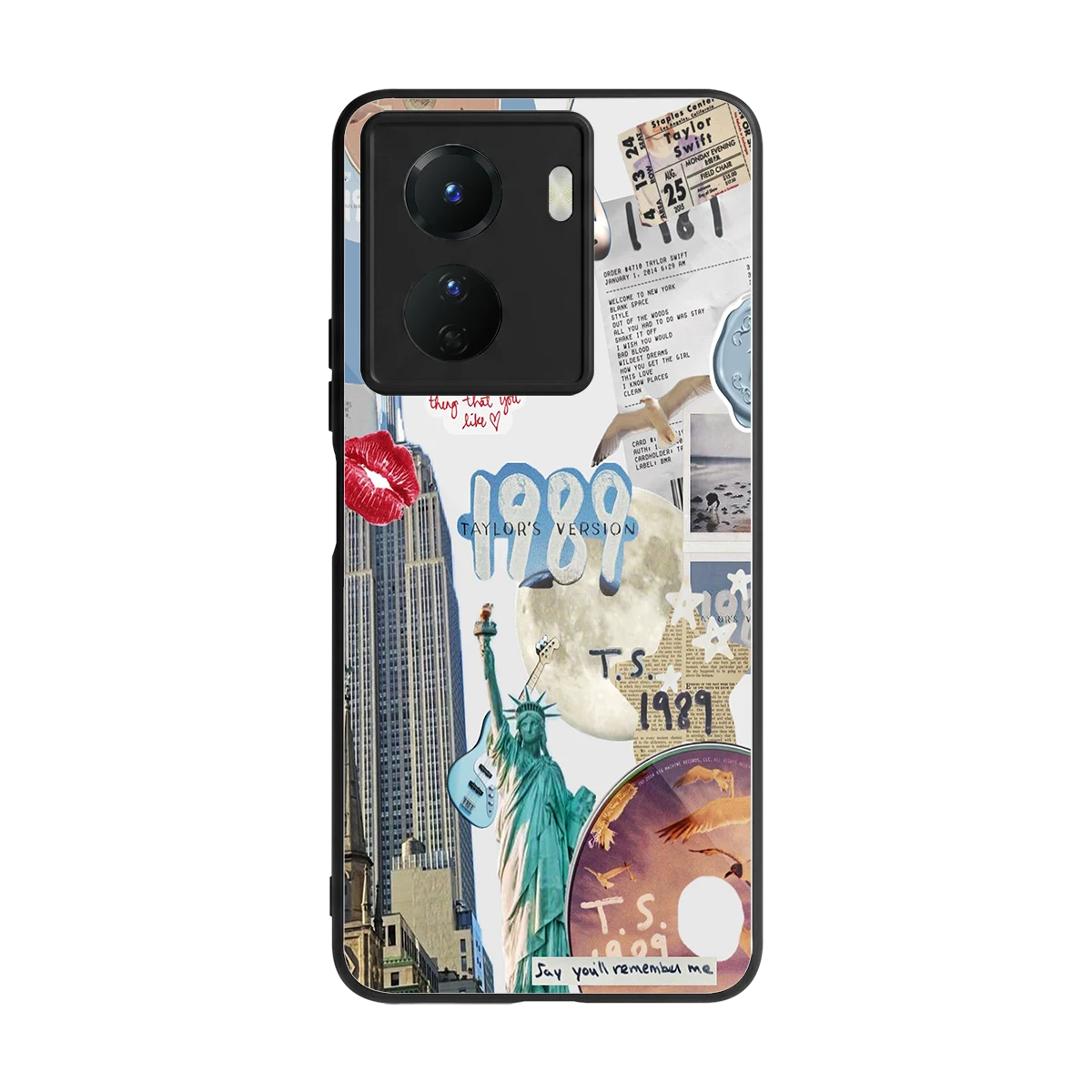 1989 Swift Era back phone cover | glass case for vivo y16