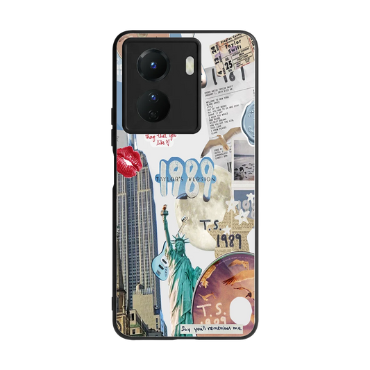 1989 Swift Era back phone cover | glass case for vivo y16
