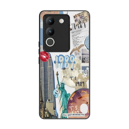 1989 Swift Era back phone cover | glass case for vivo y200 5g