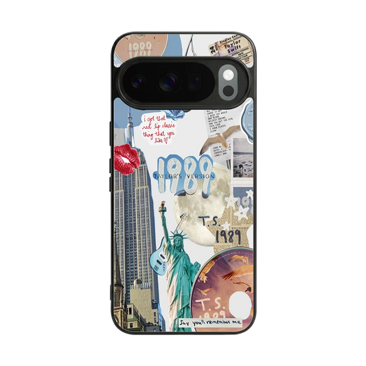 1989 Swift Era back phone cover | glass case for google pixel 10 pro